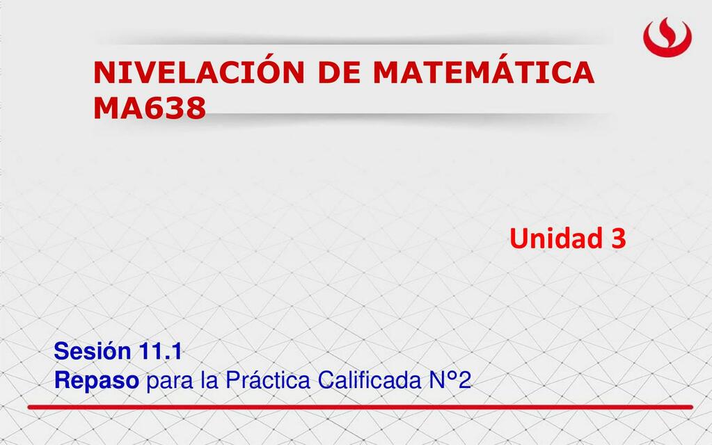 Nivelación de Matemática