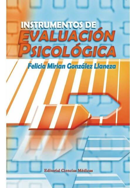 Instrumentos de Evaluación Psicológica 