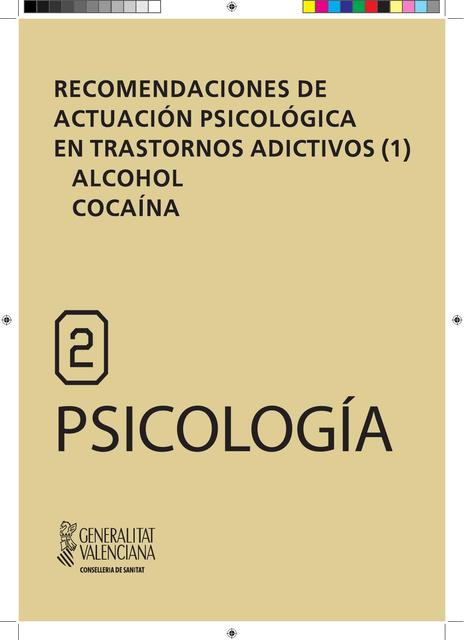 PSICOLOGÍA drogas