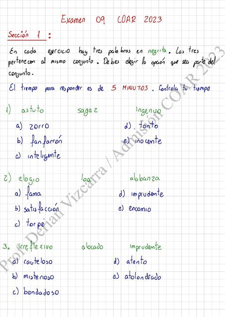 Examen 09 COAR ENUNCIADO