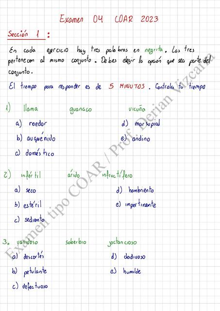 Examen 08 COAR ENUNCIADO