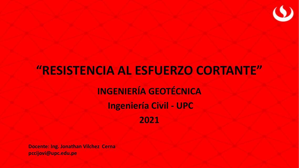 Resistencia al esfuerzo cortante 