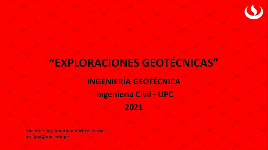 Exploraciones Geotécnicas 