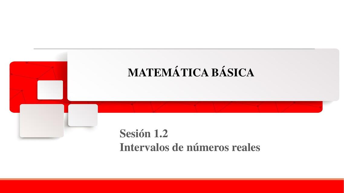 Intervalos de Números Reales 