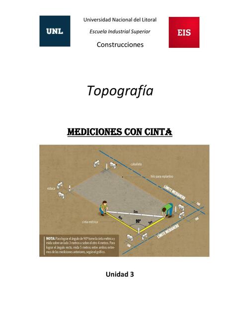 Apuntes topografía 1 Unidad 3 Medicion