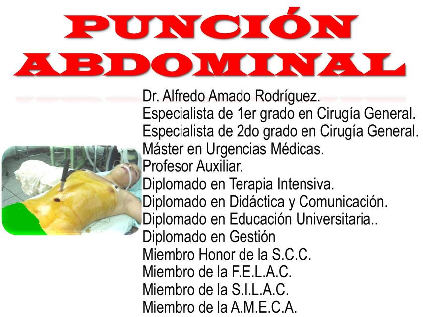 Punción abdominal 