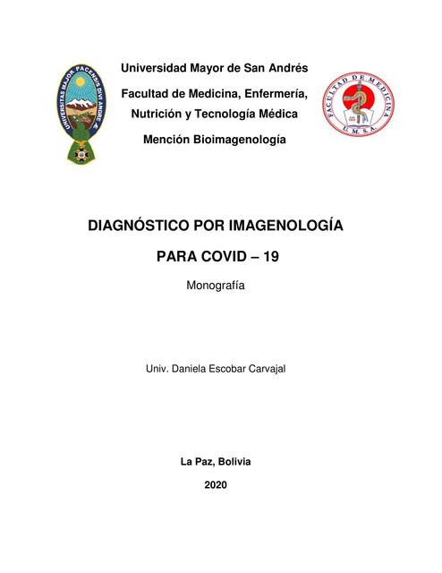 Diagnostico por imagenología para Covid