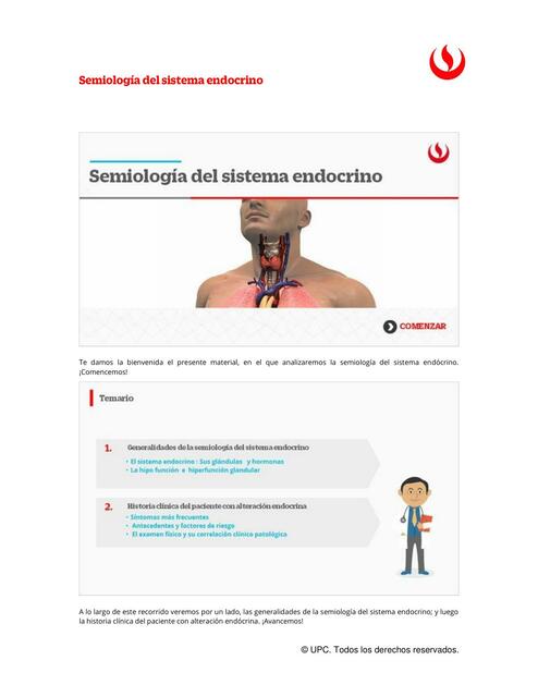 Semiología del sistema endocrino 