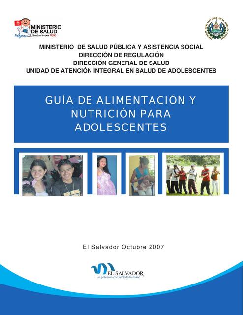 Guía de alimentación y nutrición para adolescentes