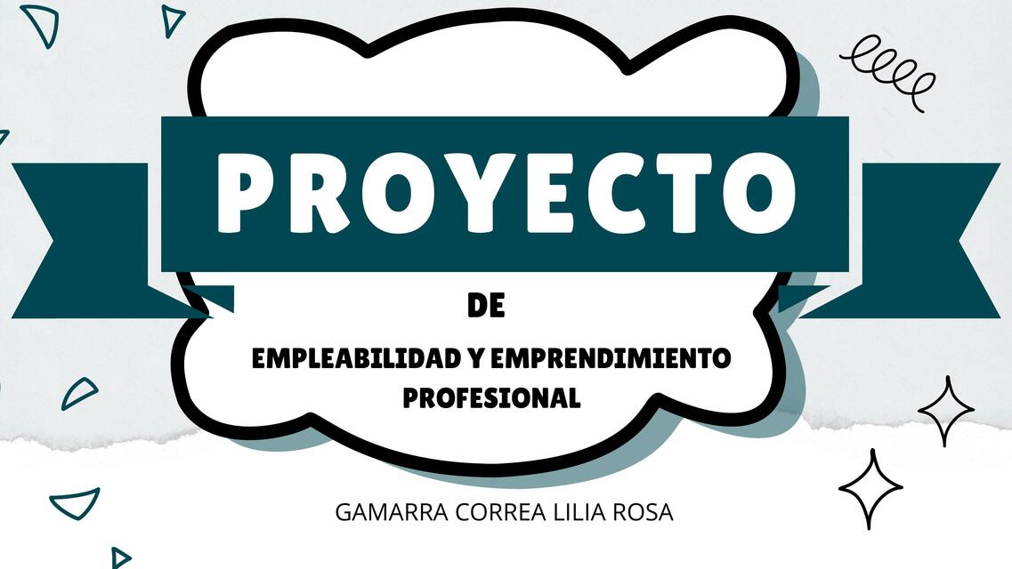 Proyecto de Empleabilidad y Emprendimiento Profesional 