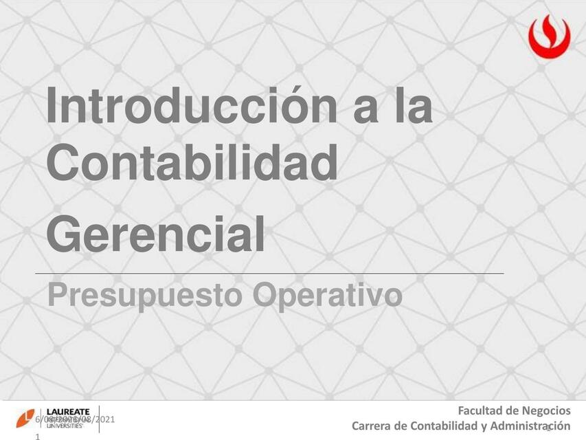 Presupuesto Operativo