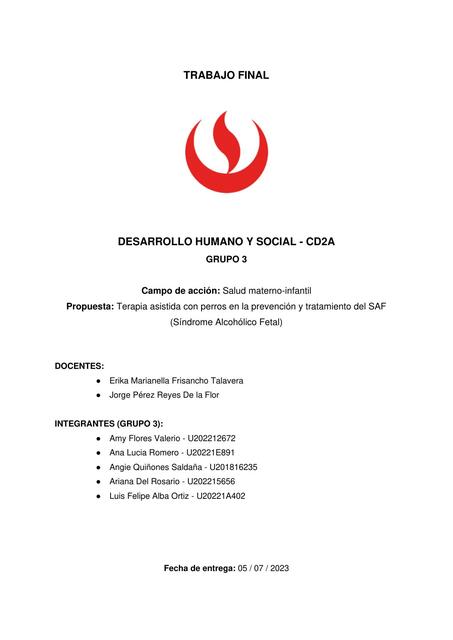 Desarrollo humano y social 