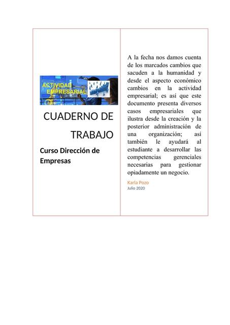 Cuaderno de trabajo 