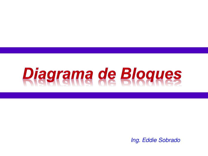 Diagrama de Bloques 