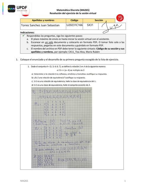 Matemática- Ejercicios 