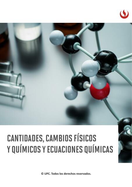 Cantidades, Cambios Físicos y Químicos y Ecuaciones Químicas 