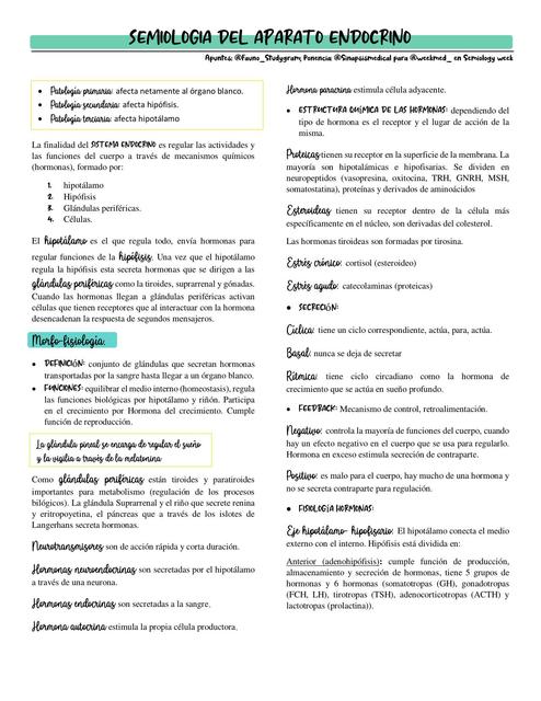 Semiología aparato endocrino