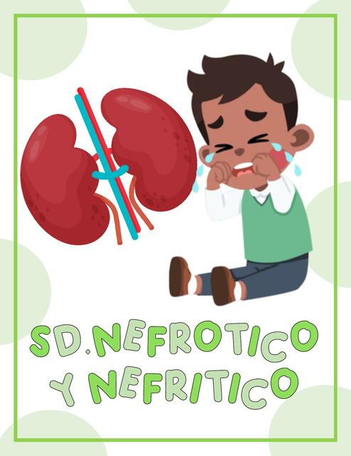 SINDROME NEFROTICO Y NEFRITICO PEDIATRIA