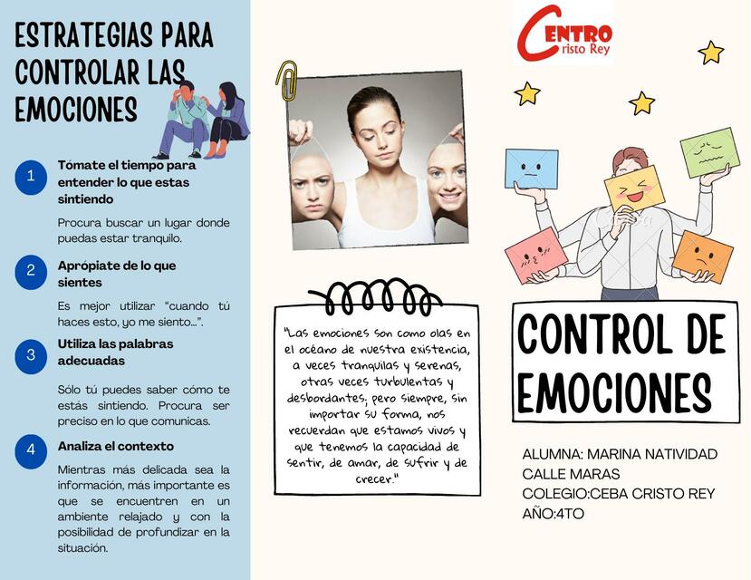 Folleto Control de emociones