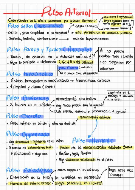 Pulsos Arteriales