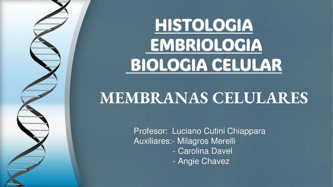 Membrana Celular Biologica