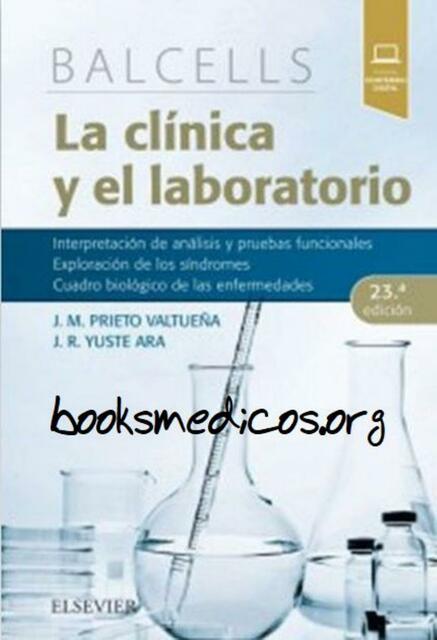 La clinica y el laboratorio Balcells 23a Edicion