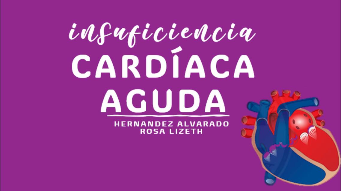 Insuficiencia cardíaca aguda 