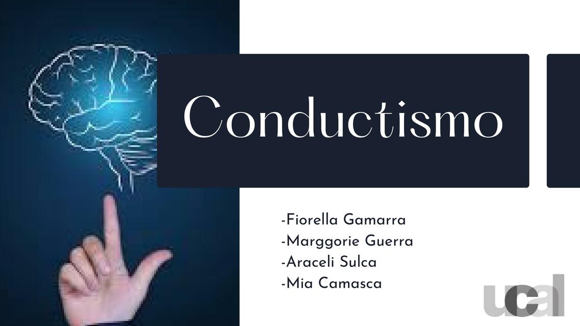 Conductismo-Psicología