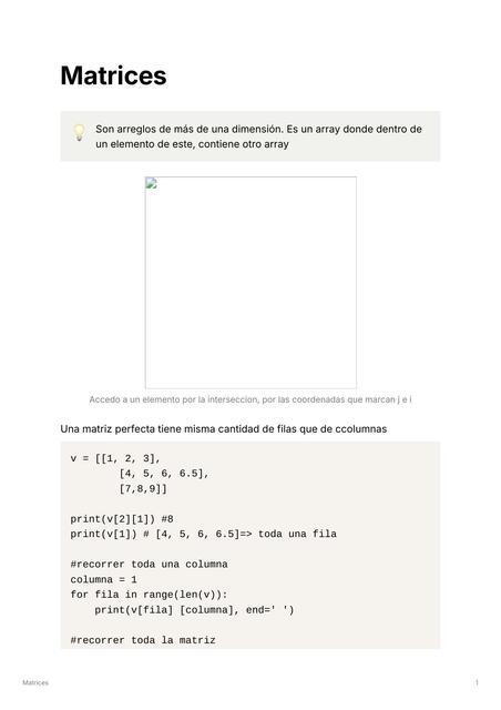 Matrices