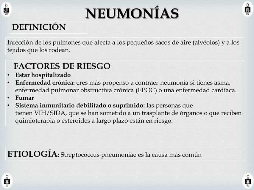 Neumonías 