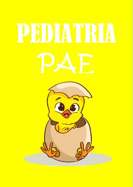 Resúmenes de pae pediatria | Descarga apuntes de pae pediatria