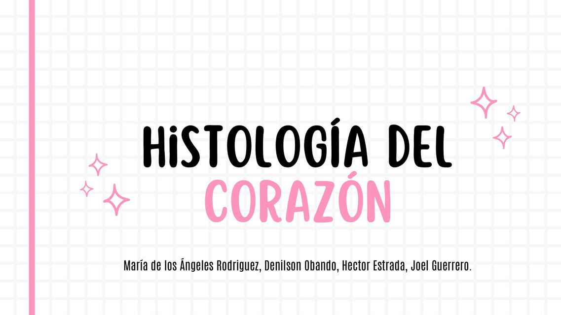 Histologia del corazón