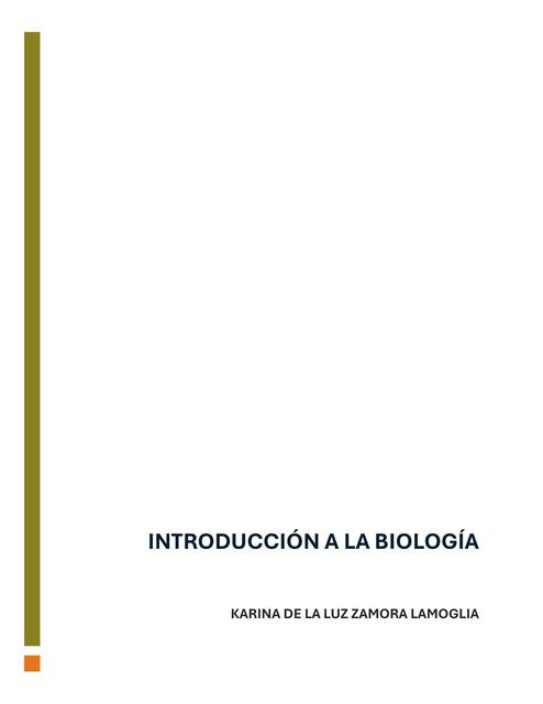 INTRODUCCIÓN A LA BIOLOGÍA