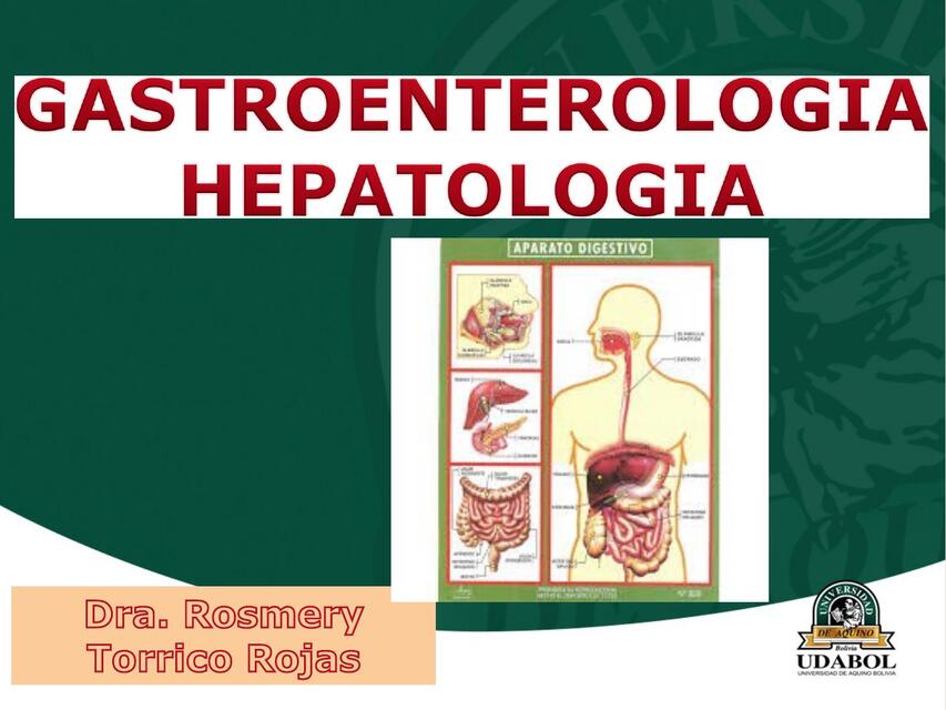 Gastroenterología hepatología  