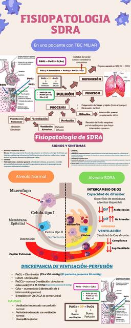 Fisiopatologia SDRA 