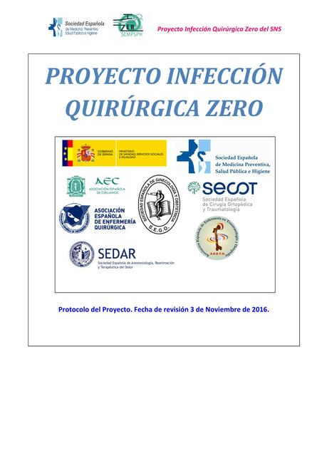 Proyecto infección quirúrgica Zero 