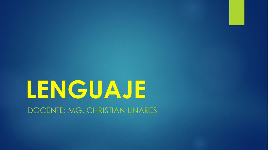 Lenguaje 