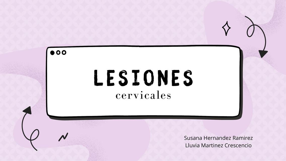 Lesiones cervicales e infecciones puerperales 