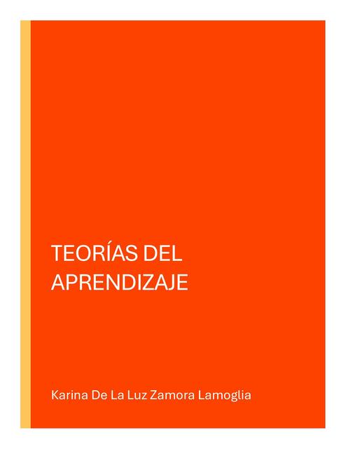 Teorías del aprendizaje