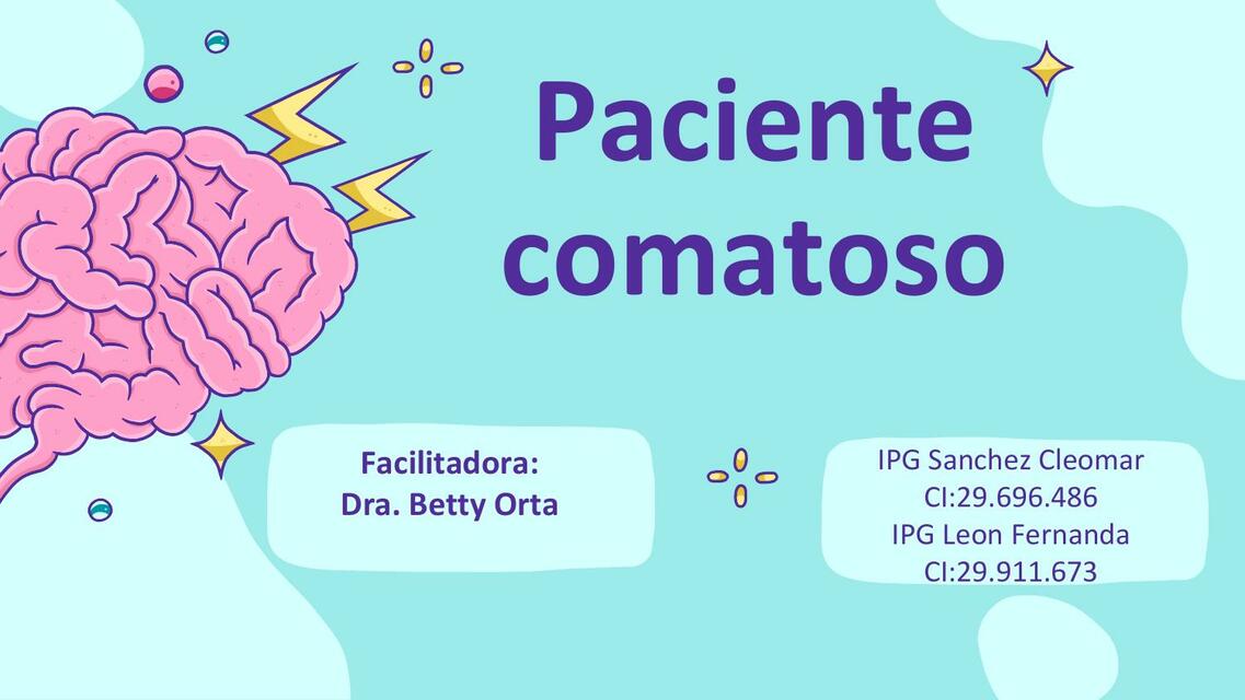 Paciente comatoso