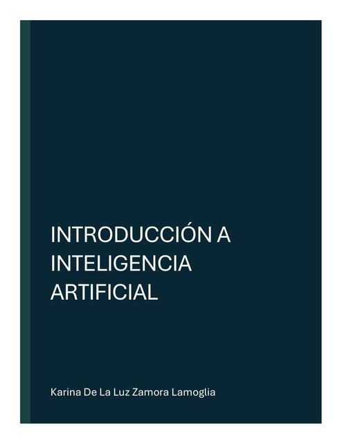 Introducción a inteligencia artificial