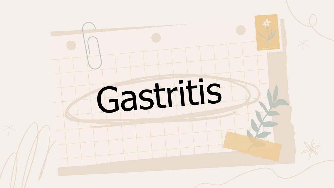 Gastritis 