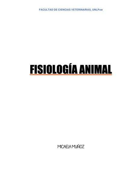 Fisiología Animal 