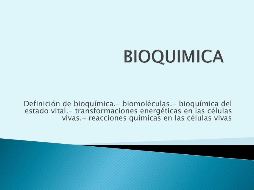 Bioquímica 