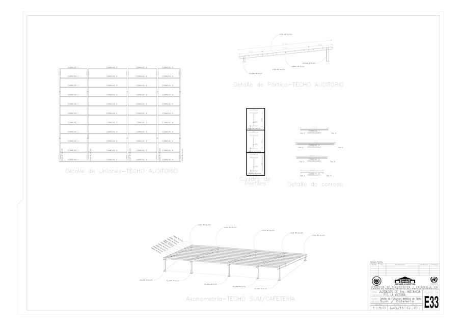 Estructura techo 