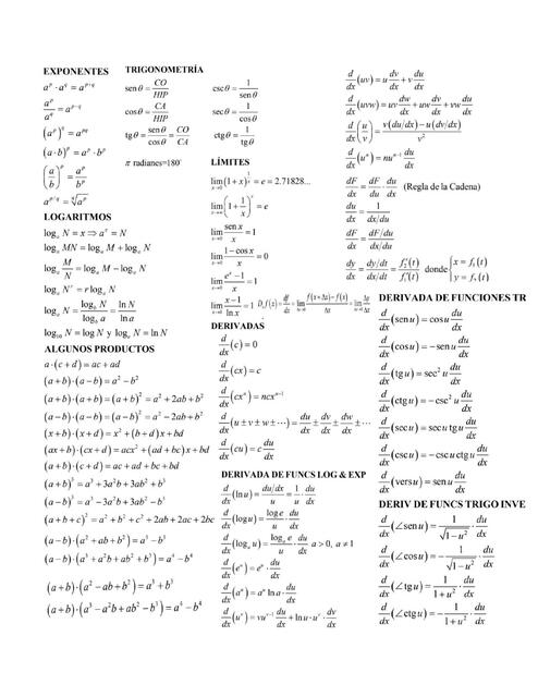 Formulario cálculo 