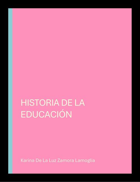 Historia de la educación