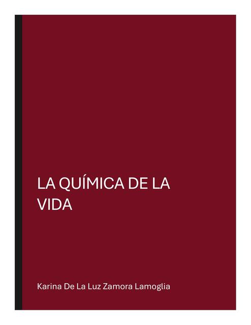 La química de la vida