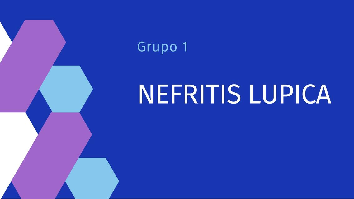 NEFRITIS LUPICA