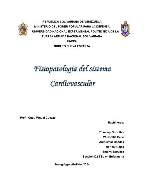 SISTEMA CARDIOVASCULAR